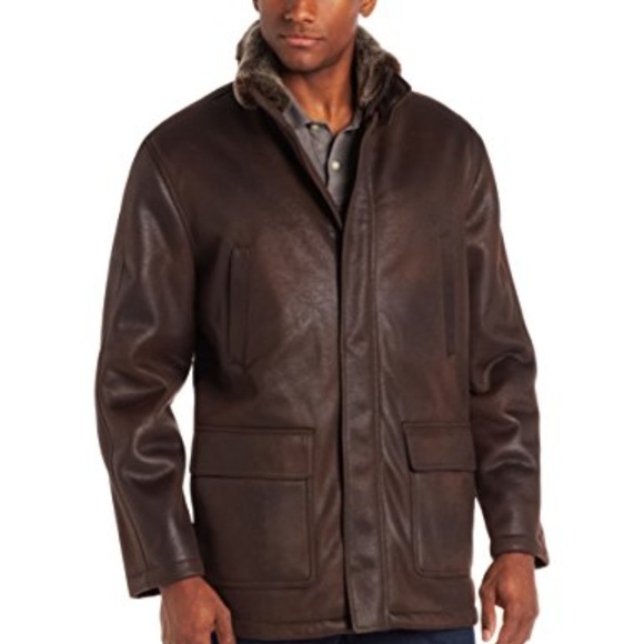 London Fog Other - London Fog Men's Brimley Faux-Shearling Jacket